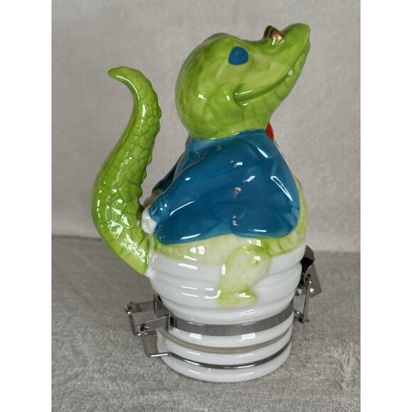 Contained Art Porcelain Airtight Jar Professor Croc 250mL Ceramic Spice Storage - Picture 3 of 6